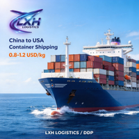 Service d'expédition maritime DDP LXH de la Chine vers les États-Unis avec assurance fret incluse