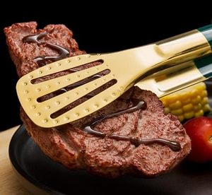 High Quality 304 Stainless Steel Restaurant <b>Tong</b> Steak Bread Meat <b>Serving</b> Kitchen Elegant Food Cooking Barbecue <b>Tongs</b> for - Product Image 3