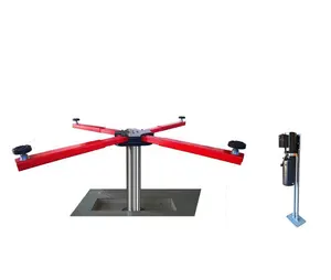 Élévateur pneumatique et hydraulique permettant d'économiser de l'espace élévateur de voiture creusé à poteau unique avec palan CE systèmes de stationnement par ascenseur automatique