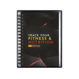 Aangepaste Spiraal Wellness Tracker Gewicht Verlies Fit Logboek Fitness Journal Planner Voor Trainingen Met Box Set