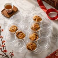Boîtes d'emballage pour pâtisserie en PET transparent de qualité alimentaire, personnalisables OEM/ODM, directement de l'usine SUBANG, avec logo personnalisé