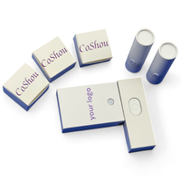 Boîte en papier pliable avec logo personnalisé de haute qualité OEM, revêtement UV, pour cartouche jetable 1 ml 2 ml