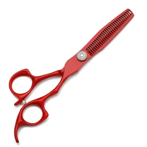 FD-328红色爆炸产品美容师用品理发师发型师剪刀