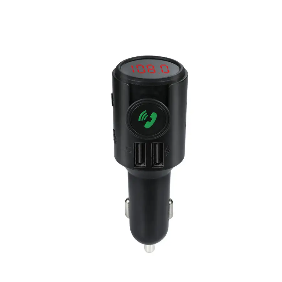 FM Transmitter FM Modulator Nirkabel Hands-Free BT Car Kit Audio Mobil Pemutar MP3 Pengisi Daya Mobil USB Ganda
