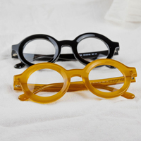 LMA 23103 Retro Eyewear Trendy Thick Oversize Acetate Lunettes de vue Logo personnalisé Unisex Handmade Exclusive Optical Frame 2025
