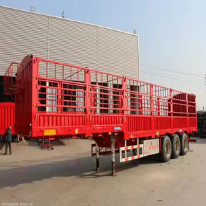 Bas prix ZHONGSHENGTIANQI acier 3 axes 13m de long remorque à plat 150kg charge utile 1530x670x930mm Dimensions peinture électrophorétique - Product Image 2