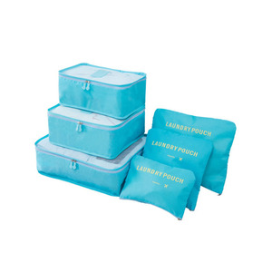 Oxford Cloth Clothes Storage Bag Travel Goods Suit Underwear Finishing Six-Piece Storage Bag