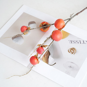 Ramas de Tomate Cherry Artificiales, Pequeñas, de Plástico Rojo, Decoración para el Hogar, Accesorios para Bodas, Arreglos Florales Modernos y Minimalistas - Product Image 3
