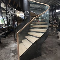 Fabricant chinois, vente directe d'usine, exportation mondiale, projet architectural, escalier sur mesure