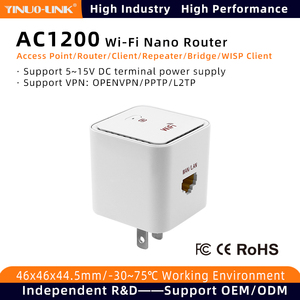YINUO-LINK Y7 <span class=keywords><strong>Mini</strong></span> Travel <span class=keywords><strong>Router</strong></span> bỏ túi Nano <span class=keywords><strong>Router</strong></span> nhỏ gọn được xây dựng trong điện và ăng-ten AC1200 không dây <span class=keywords><strong>AP</strong></span>, cầu <span class=keywords><strong>Router</strong></span> - Product Image 2