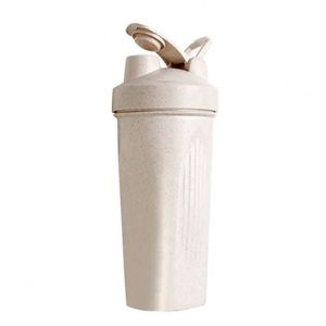 Wholesale Wheat Straw Water <b>Bottle</b> Sports Shaker Gym <b>Protein</b> Shaker <b>Bottle</b> with Mixer Ball Accept Printed Logo - Product Image 1
