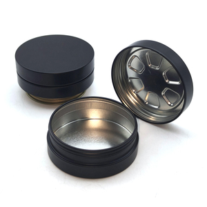 Hot USA populaire résistant aux enfants rond bonbons menthe boîte en fer blanc personnalisé imprimé CR boîte en fer blanc avec insert pour l'emballage Gummy <span class=keywords><strong>Cachou</strong></span> - Product Image 1
