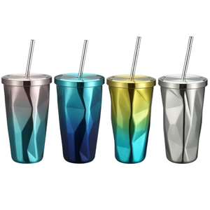 Nuevo color personalizado Eco amigable 18/8 taza <span class=keywords><strong>de</strong></span> café <span class=keywords><strong>de</strong></span> acero inoxidable taza <span class=keywords><strong>de</strong></span> viaje al vacío botella al aire libre con pa - Product Image 1