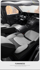 Fundas de Asiento de Coche de Cuero Nappa Glam Interior, Juego Completo Universal para 5 Plazas, Compatible con <span class=keywords><strong>Hyundai</strong></span> Elantra, Tucson, <span class=keywords><strong>Kona</strong></span>, Venue, Resistentes a los Arañazos - Product Image 5