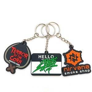 Esnek Renkli PVC Kauçuk Anahtarlık Yüksek Kaliteli Özelleştirilmiş Anahtarlık Etkinlikler ve Marka Ürünleri İçin - Product Image 3