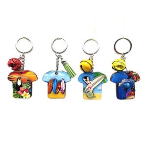 Llaveros Personalizados de MDF de Tenerife, España, Florida, Diseño Moderno, Modelo en Oferta - Product Image 1