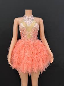 Set di Costume Kpop interattivo da Bar DS coreano Club femminile rosa diamante X006 <span class=keywords><strong>Sexy</strong></span> Hot Dance gatti congiunti Gogo - Product Image 4