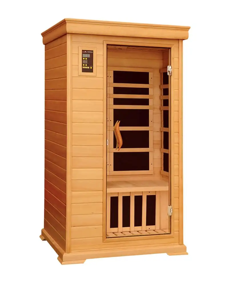 dry finnish russian cheapest luxury seks far one person portable infrared mini home steam sauna room KN-001C