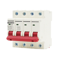 DC 3 קטבים אוויר מעגל Breakes מיני 1000V 750V 500V 250V שמש 1P 2P 3 P 4P MCB