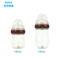 Private label kustom pabrik OEM ODM botol bayi PPSU bebas BPA 160 ml 240 ml leher sedang botol susu anti kolik untuk bayi baru l
