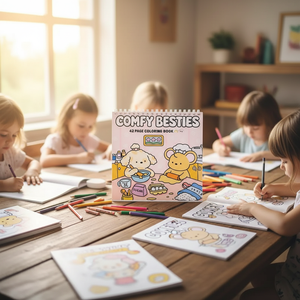 Libri da Colorare per Adulti con Design Unico, Carta Offset Personalizzata, Linee Perforate, Copertina Morbida, Stampa di Alta Qualità - Product Image 2