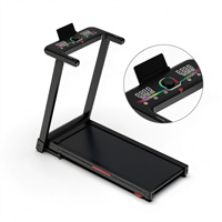 Tapis Roulant Elettrico Pieghevole FRS con Display LCD Intelligente, Inclinazione Automatica e Motore Silenzioso da 2.5HP per Uso Domestico e Commerciale