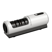 Nouvel Aiguiseur de Couteaux Électrique Transfrontalier Entièrement Automatique pour Cuisine, Meuleuse USB avec Boîtier ABS et Bouton