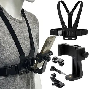 Support de fixation populaire pour téléphone portable et caméra d'action (GoPro Hero 12 11 10 9, DJI) – Idéal pour la prise de vue en direct - Product Image 1