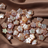 Perles baroques en vrac de haute qualité sans trou, perles d'eau douce en forme de fleur irrégulière de culture naturelle (AB2038), vente en gros