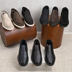 Mocasines italianos originales S * n * ONi para hombre, zapatos de lujo con punta cerrada de cuero genuino a la moda deportiva con cordones - Product Image 1