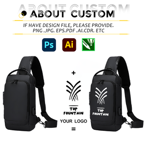 Nouveau Sac Bandoulière Tendance pour Homme, Sac Messager Multifonctionnel Étanche avec Port de Chargement USB et Verrouillage par Mot de Passe, Sac de Poitrine - Product Image 2