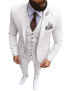 Trajes de Hombre <span class=keywords><strong>2022</strong></span>, Esmoquin para Graduación, Corte Entallado, 3 Piezas, Trajes de Novio para Hombre, Blazer Personalizado, Terno Masculino (Chaqueta + Chaleco + Pantalón) - Product Image 1