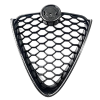 Grille avant de haute qualité en ABS pour Alfa Romeo Giulia Ti/Veloce/Standard, nouvelle grille supérieure du pare-chocs 2024, numéro de pièce 156180586/156180584
