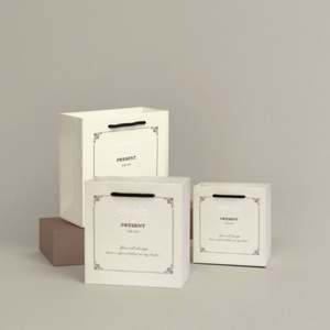 Wholesale Luxury White Kraft Paper Bag Custom Printed Logo Offset Printing Boutique Retail Packaging Personalized <b>Shopping</b> Gift - Product Image 4
