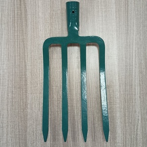 Forca <span class=keywords><strong>da</strong></span> Giardino Industriale a Quattro Denti in Acciaio al Carbonio con Manico in Acciaio per Agricoltura, <span class=keywords><strong>Potatura</strong></span> e Controllo della Vegetazione - Product Image 4