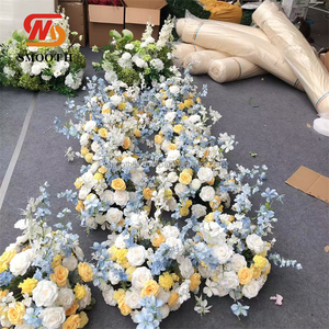 ดอกไม้ปลอมที่ถือดอกไม้สีน้ำตาลสีขาวสำหรับงานแต่งงานช่อดอกไม้สำหรับจัดงานแต่งงาน - Product Image 3