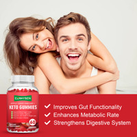 Gummies au vinaigre de cidre de pomme à marque privée, gummies ACV, cétones BHB, soutient la digestion, la détoxification et le nettoyage