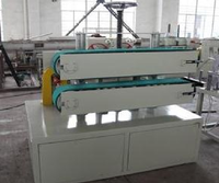 Meilleur prix d'usine ligne de Machine de production de persiennes de panneau de charbon de bois PS noyau de boîte de vitesses de moteur de conception à vis unique pour profil de feuille