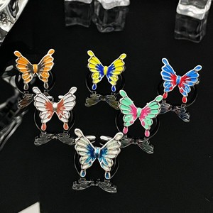 Anillos de Mariposa Coloridos con Degradado de Color de Moda para Mujer, Anillo de Dedo Abierto de Tendencia, Regalos de Joyería - Product Image 1