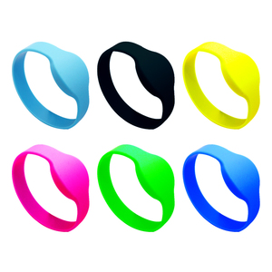 Modelo personalizado RFID imprimible 13,56 Mhz cómodo NFC clásico 1K RFID S50 pulseras - Product Image 6