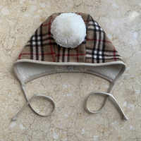 Personalización Completa de Prendas Infantiles ODM, Gorro de Punto de Algodón Cálido para Niñas, Otoño Invierno, Gorro de Punto Grueso y Bonito para Niños
