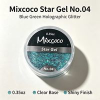 Vernis à ongles Mixcoco Star Gel Soak Off UV LED à paillettes étoiles, gel à ongles scintillant pour salon professionnel, manucure DIY à domicile