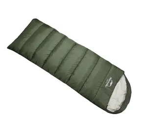 outdoor camping hiking new U150 U250 U350 envelope cotton sleeping bag with hood