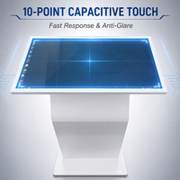 Kiosque à écran tactile Intel 32 pouces/43 pouces, écran HD, moniteur, PC industriel embarqué, processeur Intel de 4e génération Haswell-M I3/i5/i7, 2 Go/4 Go de RAM