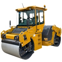 XD105TC Rouleau vibratoire tandem 10 tonnes, largeur de travail 2135 mm, 125 kW, compacteur d'asphalte à double tambour pour la construction routière