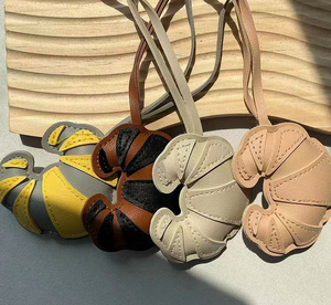 PU Leather Lanyard Wrist Strap Horn <b>Bag</b> Hanger Cord Hand Rope Pendant <b>Bag</b> Charm Keychain Decorative Pendant As A Small <b>Gift</b> - Product Image 2