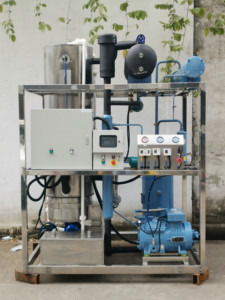 Macchina per Ghiaccio a Tubi Snowland da 10 Tonnellate per Negozi di Tè al Latte, Tecnologia di Raffreddamento Diretto in Acciaio Inox, Produzione Rapida di Ghiaccio - Product Image 3
