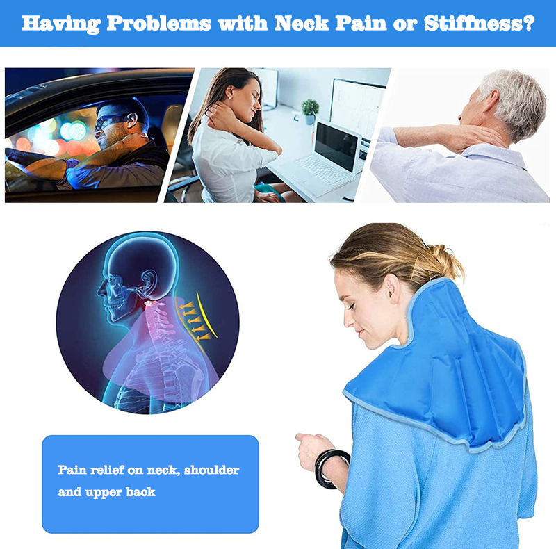 eco friendly hot and cold ice packs physical therapy gel shoulder ice pack reusable for injury