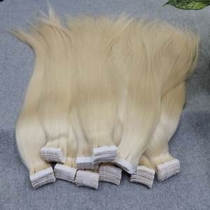 Proveedor de Vietnam Cabello humano natural virgen de alta calidad Personalizar cinta dibujada doble en extensión de cabello humano - Product Image 6