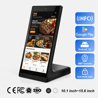 Kiosque de commande automatique pour restaurant, tablette Android 10,1 pouces en forme de L, vertical, pour menu numérique et commande par code QR